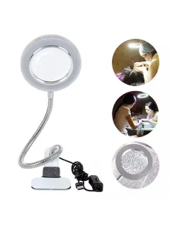 LAMPARA ARO DE LUZ CON LUPA